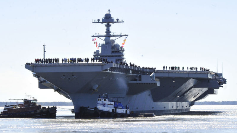 Illustration for article titled America's New $13 Billion Aircraft Carrier Is Still Far From Ready